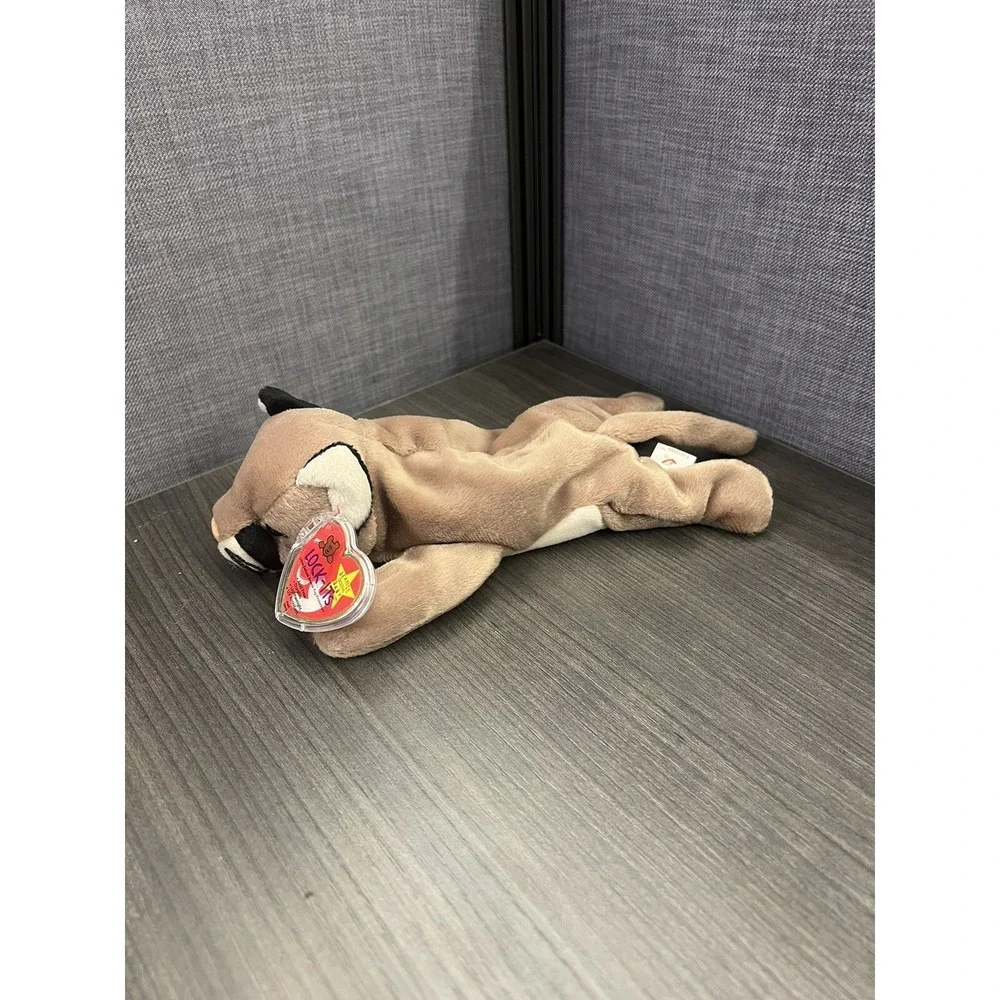 Vintage TY‎ Beanie Baby 1998 CANYON The Cougar Orig Tag Protector Free Shipping